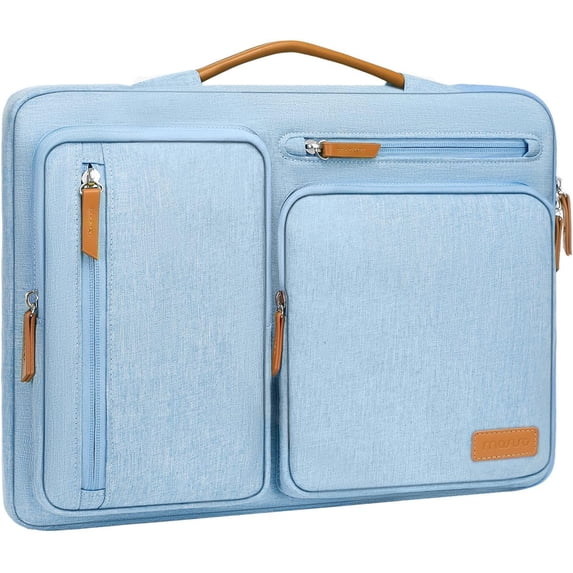 MOSISO 14 Inch Laptop Sleeve Case, 360 Protective Laptop Bag with Handle & 4 Zipper Pockets, Compatible with HP, Dell, Lenovo, ASUS & Acer Laptops