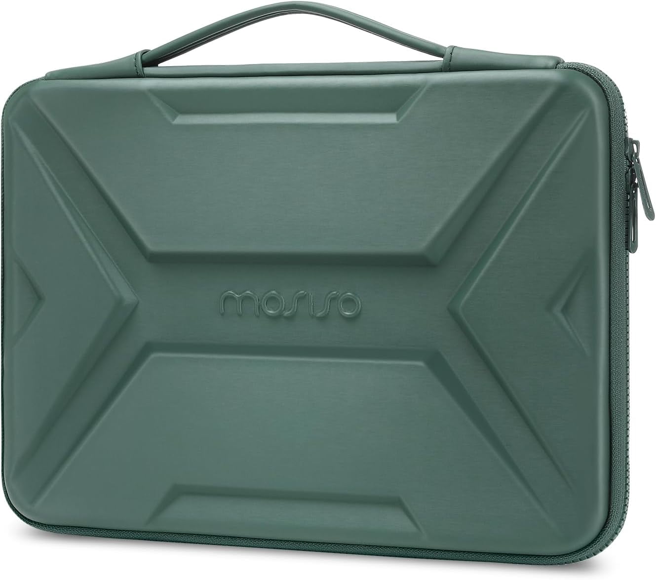 MOSISO 15-16 inch Laptop Hard Case, 15.6 inch Waterproof Shockproof Computer Bag Compatible with MacBook HP Dell,Artistic Geometric EVA Carrying Sleeve Laptop Case Hard Shell with Handle