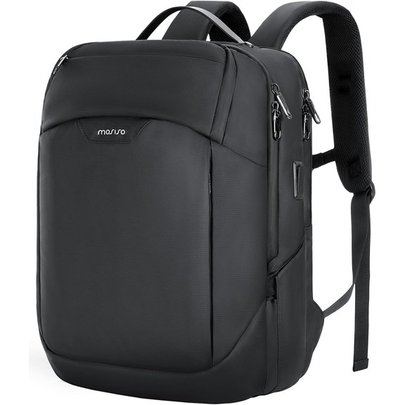 MOSISO 15.6-16 inch Waterproof Laptop Backpack with USB Charging Port & Front Wet & Dry Pocket, Business Commute Backpack, 16 inch Laptop Bag Casual Daypack for College Work Business