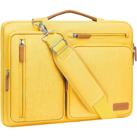 MOSISO 17-17.3"Laptop Shoulder Bag Adjustable Strap 360 Protective Soft Tablet Sleeve Computer Bag