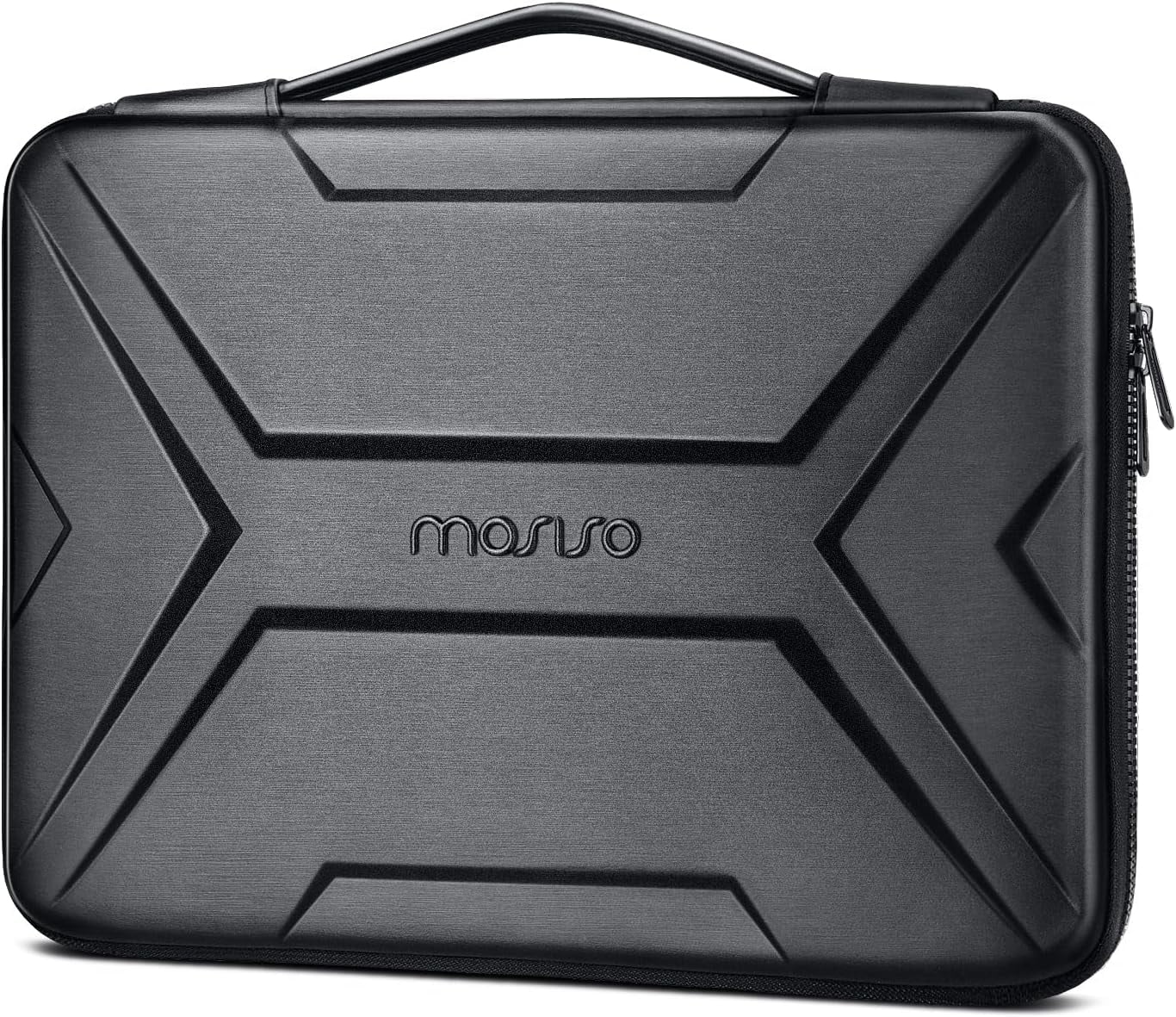 MOSISO 17-17.3 inch Laptop Hard Case, 17.3 inch Waterproof Shockproof Computer Bag Compatible with MacBook HP Dell,Artistic Geometric EVA Carrying Sleeve Laptop Case Hard Shell with Handle
