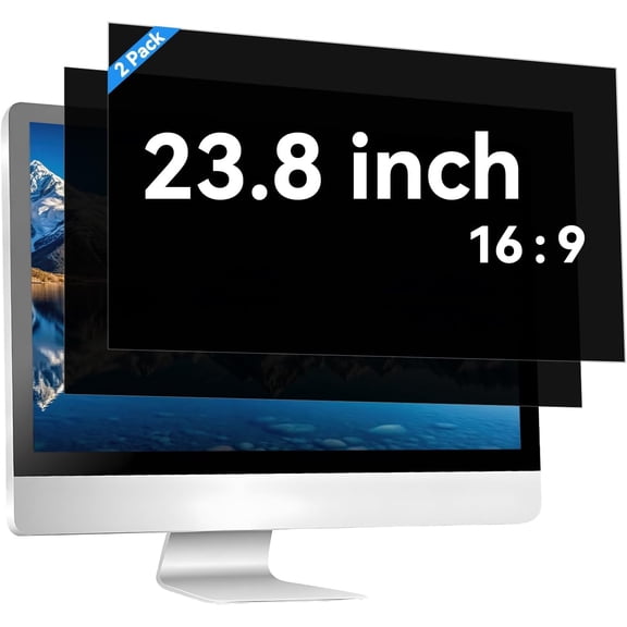 MOSISO 2 Pack 23.8 inch Computer Privacy Screen, 16:9 Aspect Ratio Monitor