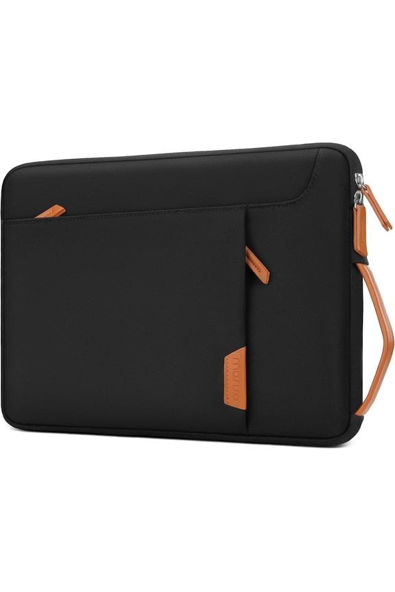 360 Protective Laptop Case 13-14 inch, 13.3 inch Laptop Sleeve Compatible with MacBook Air/Pro 13 /Pro 14, HP Dell Acer ASUS, Computer Bag with Arc Horizontal&Vertical Pocket&Side Handle