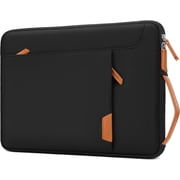 MOSISO 360 Protective Laptop Case 13-14 inch, 13.3 inch Laptop Sleeve Compatible with MacBook Air/Pro 13 /Pro 14, HP Dell Acer ASUS, Computer Bag with Arc Horizontal&Vertical Pocket&Side Handle