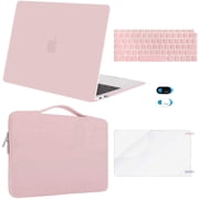 MOSISO Compatible with MacBook Air 13 inch Case M1 Chip 2020 2019 2018 Release A2337 A2179 A1932 Retina Display,5in1 Set Laptop Hard Shell Protective Case
