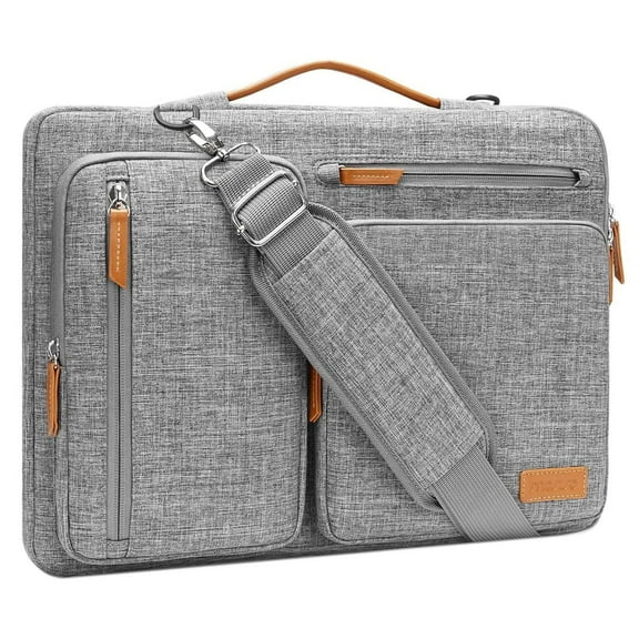 MOSISO Adjustable Strap 15-16'' Laptop Shoulder Bag, Gray