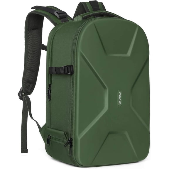 MOSISO Camera Backpack for Canon/Nikon/Sony/DJI Mavic Drone, DSLR/SLR/Mirrorless Photography Camera Bag Waterproof Hardshell Protective Case with Tripod Holder&Laptop Compartment,15-16 inch