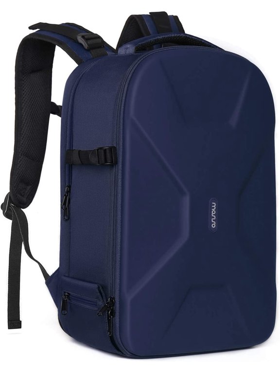 Camera Backpack for Canon/Nikon/Sony/DJI Mavic Drone, DSLR/SLR/Mirrorless Photography Camera Bag Waterproof Hardshell Protective Case with Tripod Holder&Laptop Compartment,15-16 inch