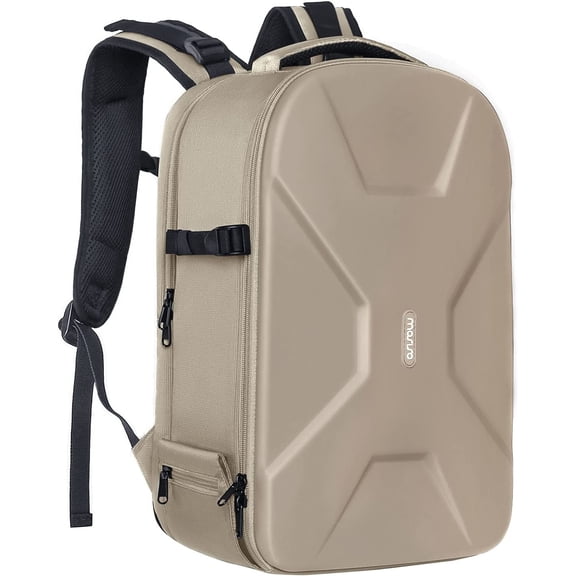 MOSISO Camera Backpack for Canon/Nikon/Sony/DJI Mavic Drone, DSLR/SLR/Mirrorless Photography Camera Bag Waterproof Hardshell Protective Case with Tripod Holder&Laptop Compartment,15-16 inch