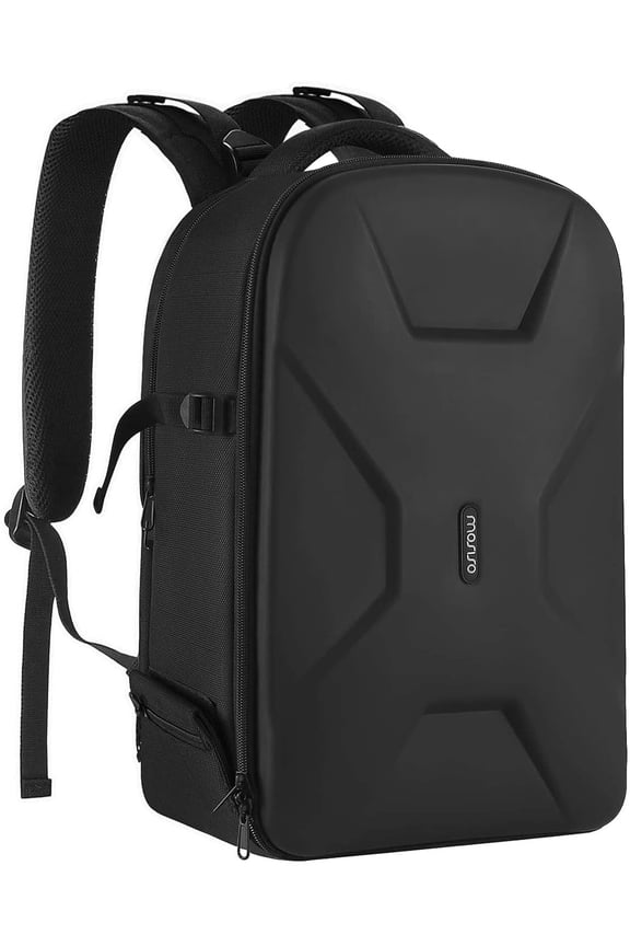 Camera Backpack for Canon/Nikon/Sony/DJI Mavic Drone, DSLR/SLR/Mirrorless Photography Camera Bag Waterproof Hardshell Protective Case with Tripod Holder&Laptop Compartment,15-16 inch