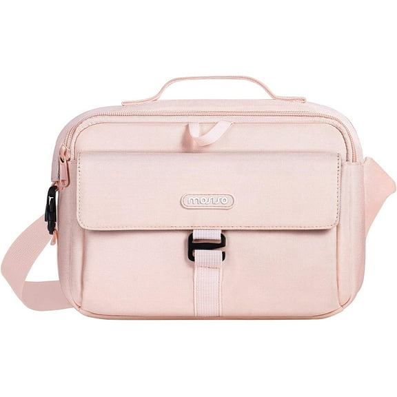 MOSISO Camera Shoulder Bag Case Crossbody Sling Purse, DSLR/SLR/Mirrorless Compact Padded Photography Handbag with Rain Cover Compatible with Canon/Nikon/Sony Cameras and Lenses