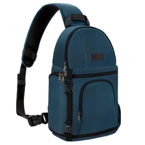 MOSISO Camera Sling Backpack Bag for DSLR/SLR/Mirrorless Cameras (Canon Nikon Sony Pentax) Waterproof Camera Video Backpack for Photographer,Deep Teal