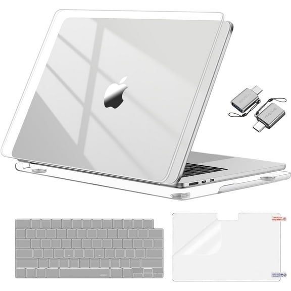 MOSISO Compatible with MacBook Air 13 inch Case 2025-2022 M4 A3240 M3 A3113 M2 A2681,Surpass Natural Beauty Hard Shell&Keyboard Cover&Screen Film&Type C for MacBook Air 13.6 inch Case