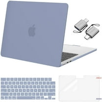 MOSISO Compatible with MacBook Air 13 inch Case 2025 2024 2023 2022 M4 A3240 M3 A3113 M2 A2681, Plastic Hard Shell&Keyboard Cover&Screen Film&Type C for MacBook Air 13.6 inch Case