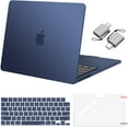 thumbnail image 1 of MOSISO Compatible with MacBook Air 13.6 inch Case 2025 2024 2023 2022 M4 A3240 M3 A3113 M2 A2681, Plastic Hard Shell&Keyboard Cover&Screen Film&Type C for MacBook Air 13.6 inch Case, 1 of 5
