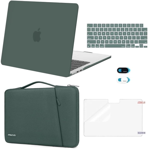 MOSISO Compatible with MacBook Air 13 inch Case 2026 2025 2024 2023 2022,M4 A3240 / M3 A3113 / M2 A2681,5in1 Set Laptop Hard Shell Protective Case for MacBook Air 13.6 inch
