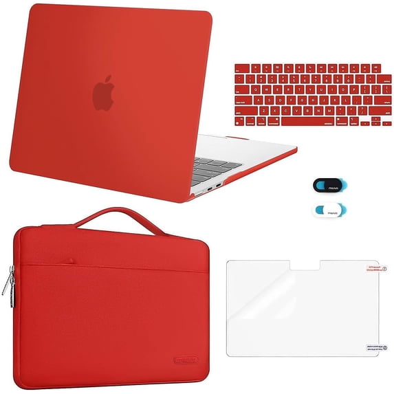 MOSISO Compatible with MacBook Air 13 inch Case 2026 2025 2024 2023 2022,M4 A3240 / M3 A3113 / M2 A2681,5in1 Set Laptop Hard Shell Protective Case for MacBook Air 13.6 inch