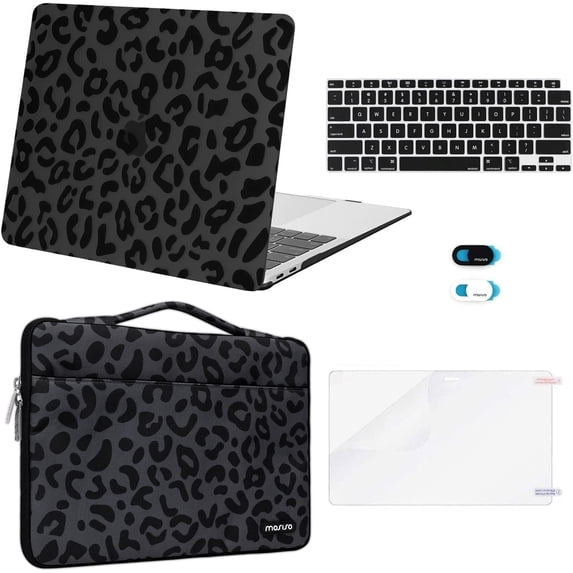 MOSISO Compatible with MacBook Air 13 inch Case M1 Chip 2020 2019 2018 Release A2337 A2179 A1932 Retina Display,5in1 Set Laptop Hard Shell Protective Case