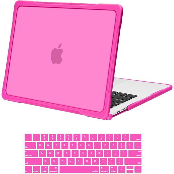 MOSISO Compatible with MacBook Pro 13 inch Case 2016-2022 M2 A2338 / M1 A2251 A2289 / A2159 A1989 A1708 A1706, Crack-Resistant Plastic Hard Case with Soft TPU Bumper&Keyboard Cover