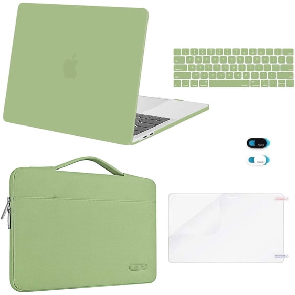 MOSISO Compatible with MacBook Pro 13 inch Case M1/M2/2016-2022 Intel ,Fits Modle A2251 A2289 A2159 A1989 A1708 A1706,5in1 Set Laptop Hard Shell Protective Case