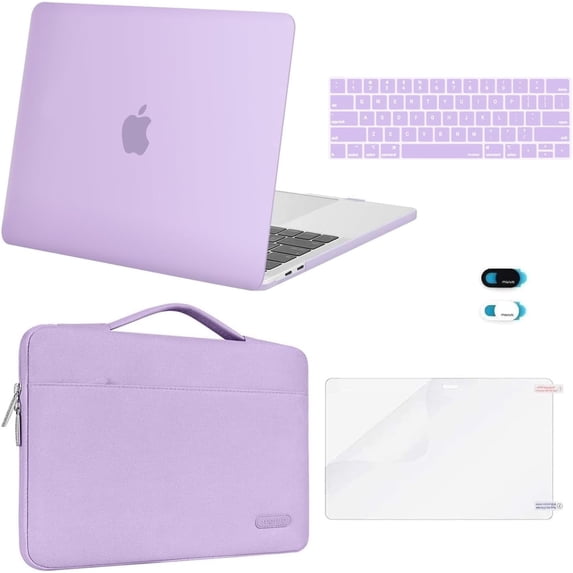 MOSISO Compatible with MacBook Pro 13 inch Case M1/M2/2016-2022 Intel ,Fits Modle A2251 A2289 A2159 A1989 A1708 A1706,5in1 Set Laptop Hard Shell Protective Case