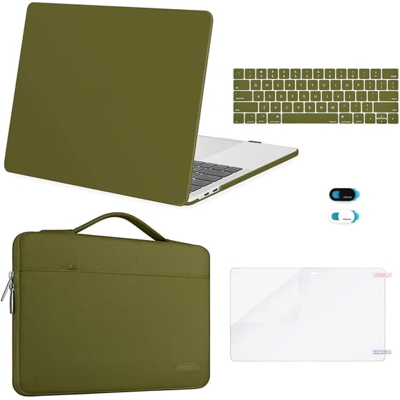 MOSISO Compatible with MacBook Pro 13 inch Case M1/M2/2016-2022 Intel ,Fits Modle A2251 A2289 A2159 A1989 A1708 A1706,5in1 Set Laptop Hard Shell Protective Case