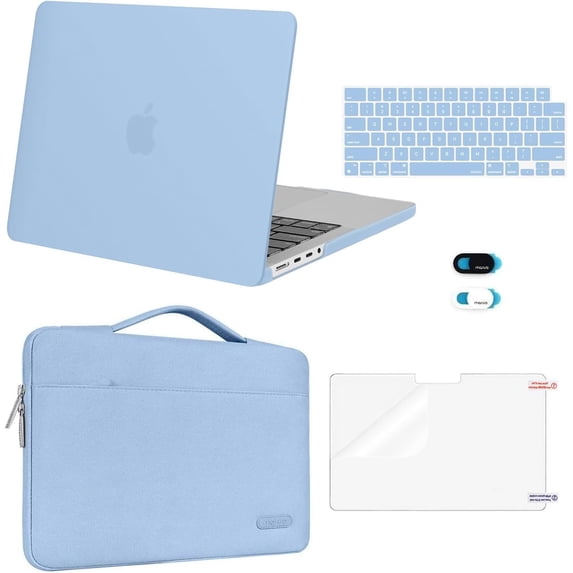 MOSISO Compatible with MacBook Pro 14 inch Case 2025 2024 2023 2022 2021 M5 M4 M3 M2 M1 A3434 A3112 A3185 A3401 A2918 A2992 A2779 A2442,5in1 Set Laptop Hard Shell Protective Case