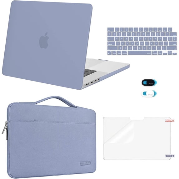 MOSISO Compatible with MacBook Pro 16 inch Case 2025 2024 2023 2022 2021 M4 M3 M2 M1 A3403 A3186 A2991 A2780 A2485 Pro Max,5in1 Set Laptop Hard Shell Protective Case