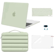MOSISO Compatible with MacBook Air 13 inch / 13.6 inch Case for M5 A3449 / M4 A3240 / M3 A3113 / M2 A2681 (2022–2026),5-