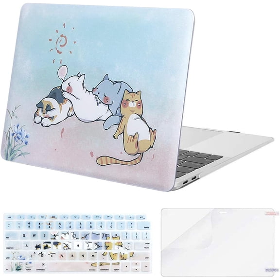 MOSISO Compatible with MacBook Air 13 inch Case M1 / 2020-2018 Release,Hard Shell Cover