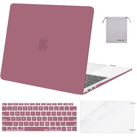 MOSISO Compatible with MacBook Air 13 inch Case M1 Chip 2021-2018 Release A2337 A2179 A1932, Plastic Hard Shell MacBook Cover for Air 13.3 inch Case