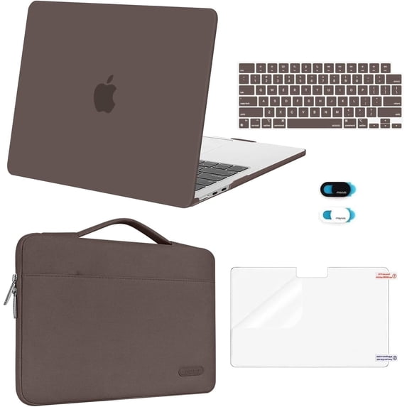 MOSISO Compatible with MacBook Air 15 inch Case 2026 2025 2024 2023 Release M4 A3241 M3 A3114 M2 A2941,5in1 Set Laptop Hard Shell Protective Case