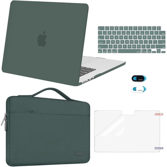 MOSISO Compatible with MacBook Air 15 inch Case 2026 2025 2024 2023 Release M4 A3241 M3 A3114 M2 A2941,5in1 Set Laptop Hard Shell Protective Case