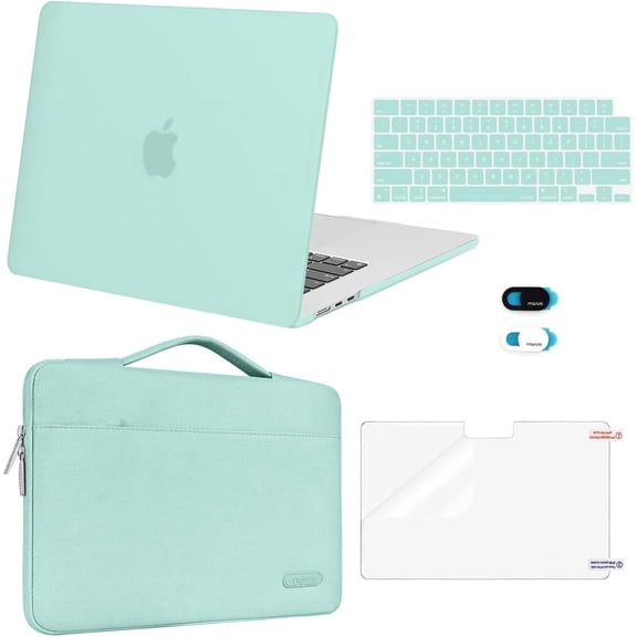 MOSISO Compatible with MacBook Air 15 inch Case 2026 2025 2024 2023 Release M5 M4 M3 M2,5in1 Set Laptop Hard Shell Protective Case