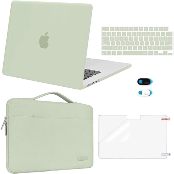 MOSISO Compatible with MacBook Air 15 inch Case 2026 2025 2024 2023 Release M4 A3241 M3 A3114 M2 A2941,5in1 Set Laptop Hard Shell Protective Case