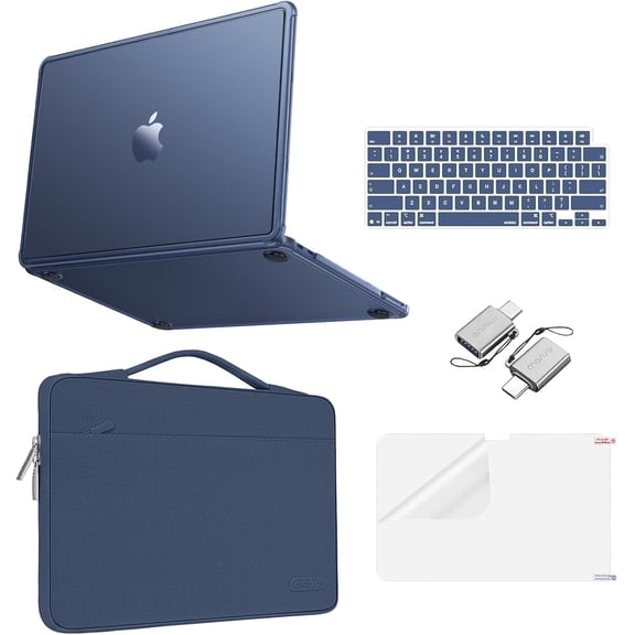MOSISO Compatible with MacBook Neo 13 Inch Case Sleeve Bag 2026 A3404, Matte Hard Shell with Protection Reinforced Corners