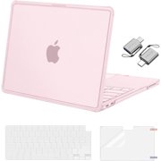 MOSISO Compatible with MacBook Neo 13 inch Case 2026 A3404 Anti-Crack Hard Shell with Reinforced Corner Defense