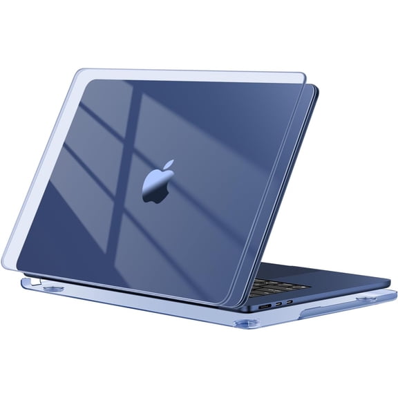 MOSISO Crystal Clear Hard Shell Case Compatible with MacBook Air 15 Inch (2026-2023 M5/M4/M3/M2), Ultra-Slim Protective Laptop Cover, Scratch & Fingerprint Resistant