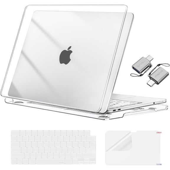 MOSISO For MacBook Neo Case 13 inch, 4 in 1 Kit Crack-Resistant Protective Clear Hard Shell