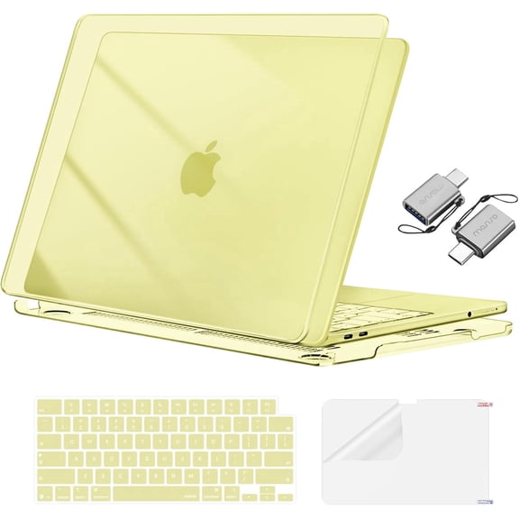 MOSISO For MacBook Neo Case 13 inch, 4 in 1 Kit Crack-Resistant Protective Clear Hard Shell