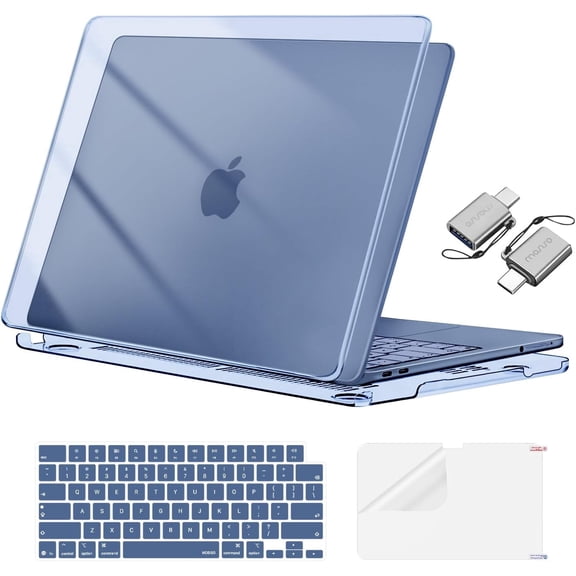 MOSISO For MacBook Neo Case 13 inch, 4 in 1 Kit Crack-Resistant Protective Clear Hard Shell