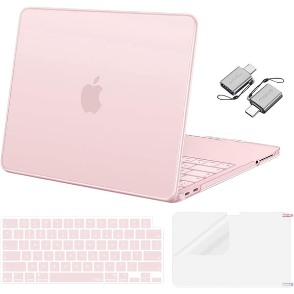 MOSISO For MacBook Neo Case 13 inch, 4 in 1 Kit Crack-Resistant Protective Clear Hard Shell