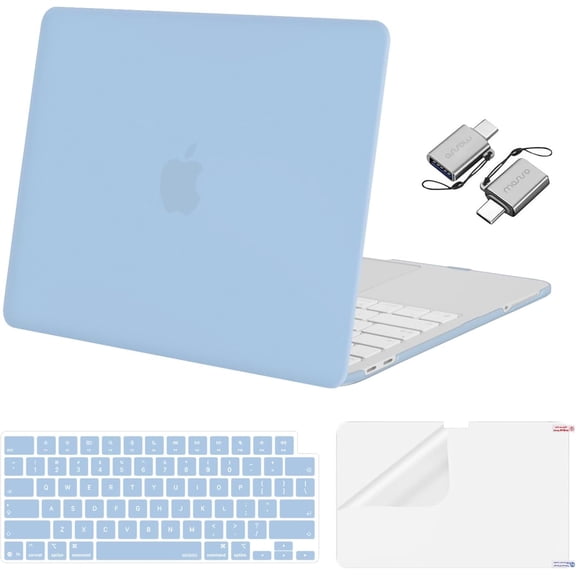 MOSISO For MacBook Neo Case 13 inch, 4 in 1 Kit Crack-Resistant Protective Clear Hard Shell