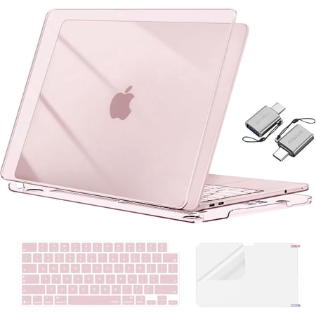 MOSISO For MacBook Neo Case 13 inch, 4 in 1 Kit Crack-Resistant Protective Clear Hard Shell