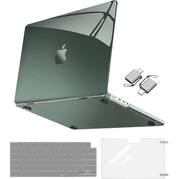 MOSISO Hard Shell Case Compatible with MacBook Pro 14 Inch M5/M4/M3/M2/M1, Scratch & Fingerprint Resistant Protective Laptop Cover with Keyboard Cover & Screen Protector