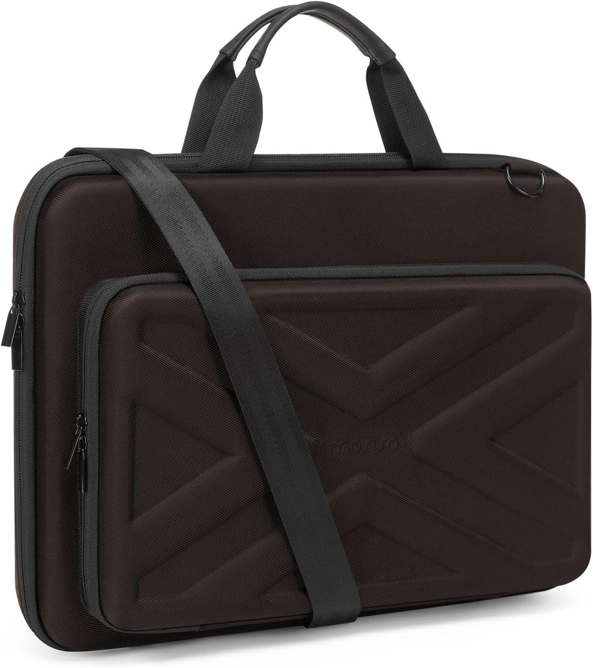 MOSISO Hard Shell Laptop Case for Men Women,13 inch Computer Bag Compatible with MacBook, HP, Dell, Lenovo, Asus, Notebook,13.3 inch Laptop Bag with Front Pocket & Shoulder Strap