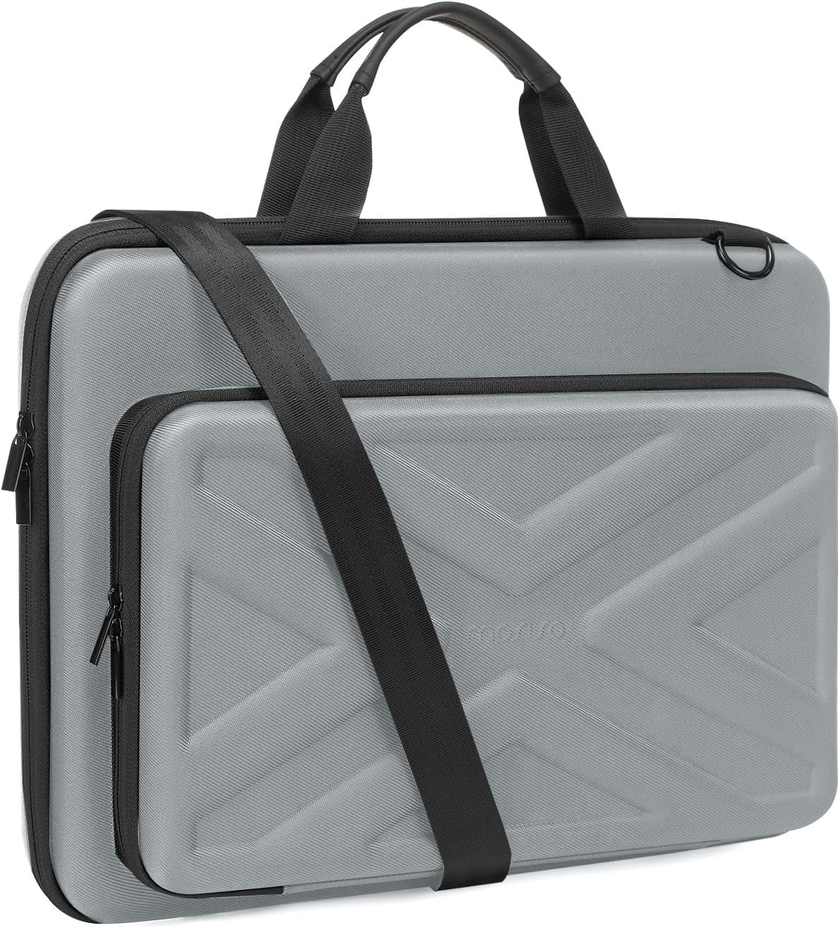 MOSISO Hard Shell Laptop Case for Men Women,13 inch Computer Bag Compatible with MacBook, HP, Dell, Lenovo, Asus, Notebook,13.3 inch Laptop Bag with Front Pocket & Shoulder Strap