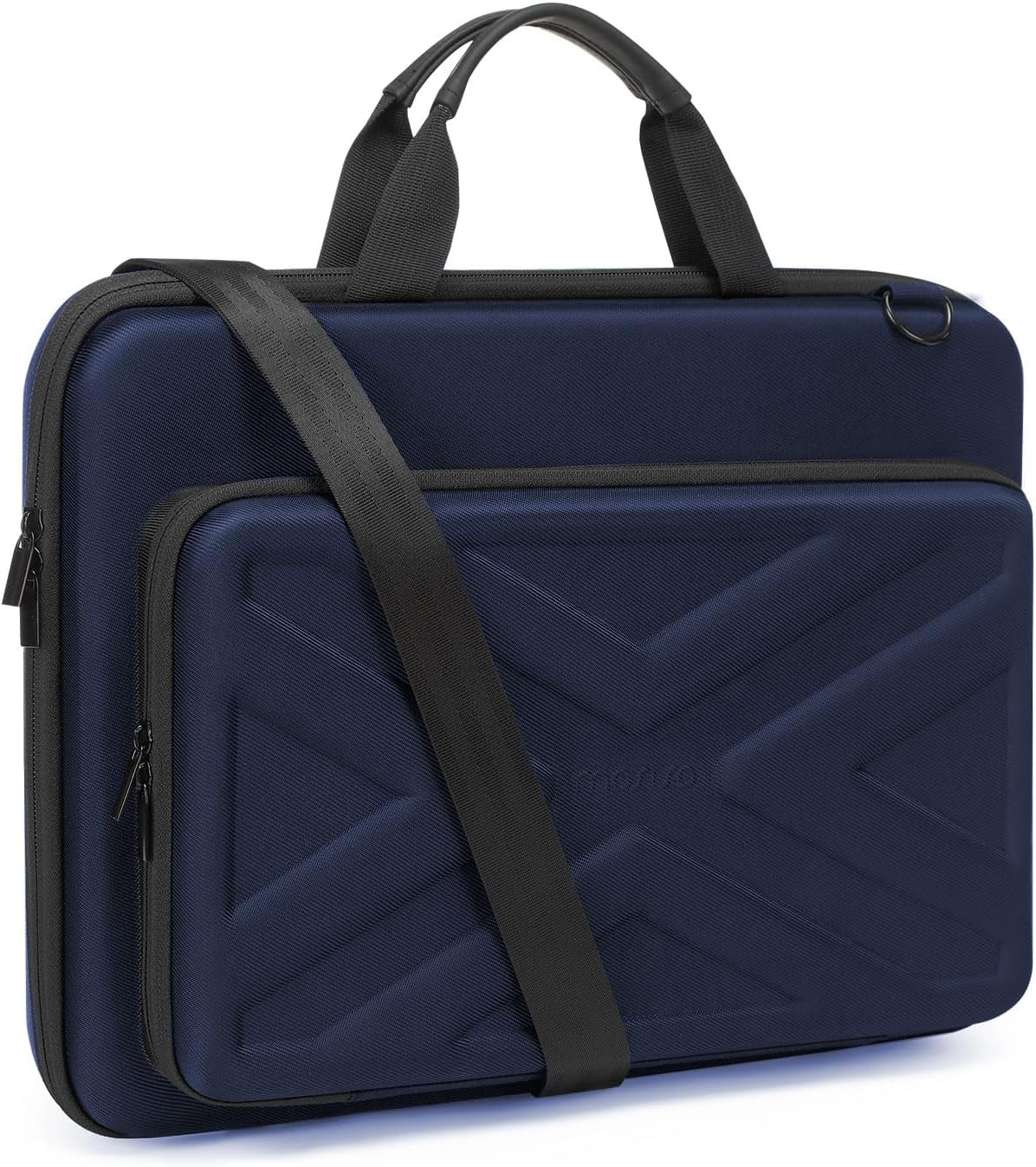 MOSISO Hard Shell Laptop Case for Men Women,15-15.6 inch Computer Bag Compatible with MacBook, HP, Dell, Lenovo, Asus, Notebook,13.3 inch Laptop Bag with Front Pocket & Shoulder Strap