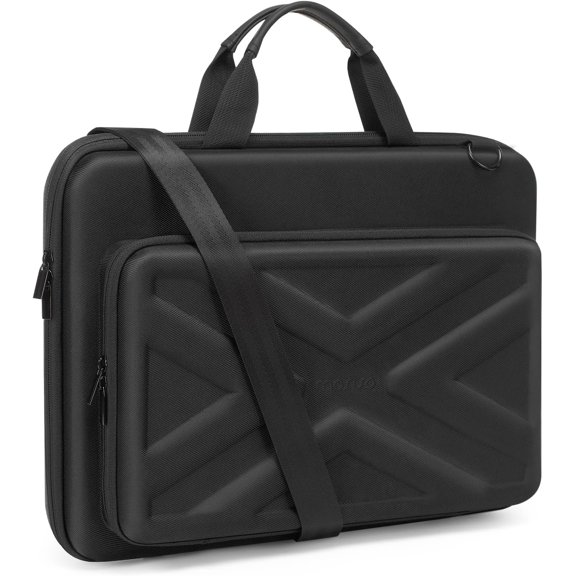 MOSISO Hard Shell Laptop Case for Men Women,17 inch Computer Bag Compatible with MacBook, HP, Dell, Lenovo, Asus, Notebook,13.3 inch Laptop Bag with Front Pocket & Shoulder Strap