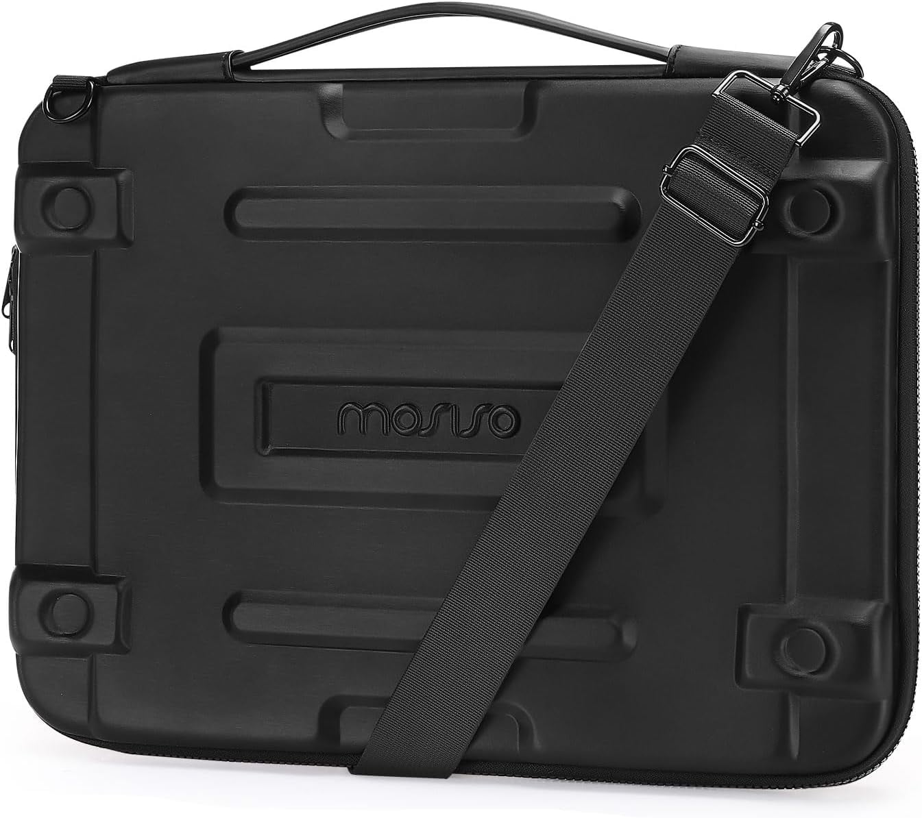 MOSISO Hard Shell Laptop Case Sleeve, 15.6 inch Computer Bag Compatible with MacBook, HP, Dell, Lenovo, Asus, Notebook, 16 inch Abstract Geometric Waterproof Carrying Case Bag with Strap